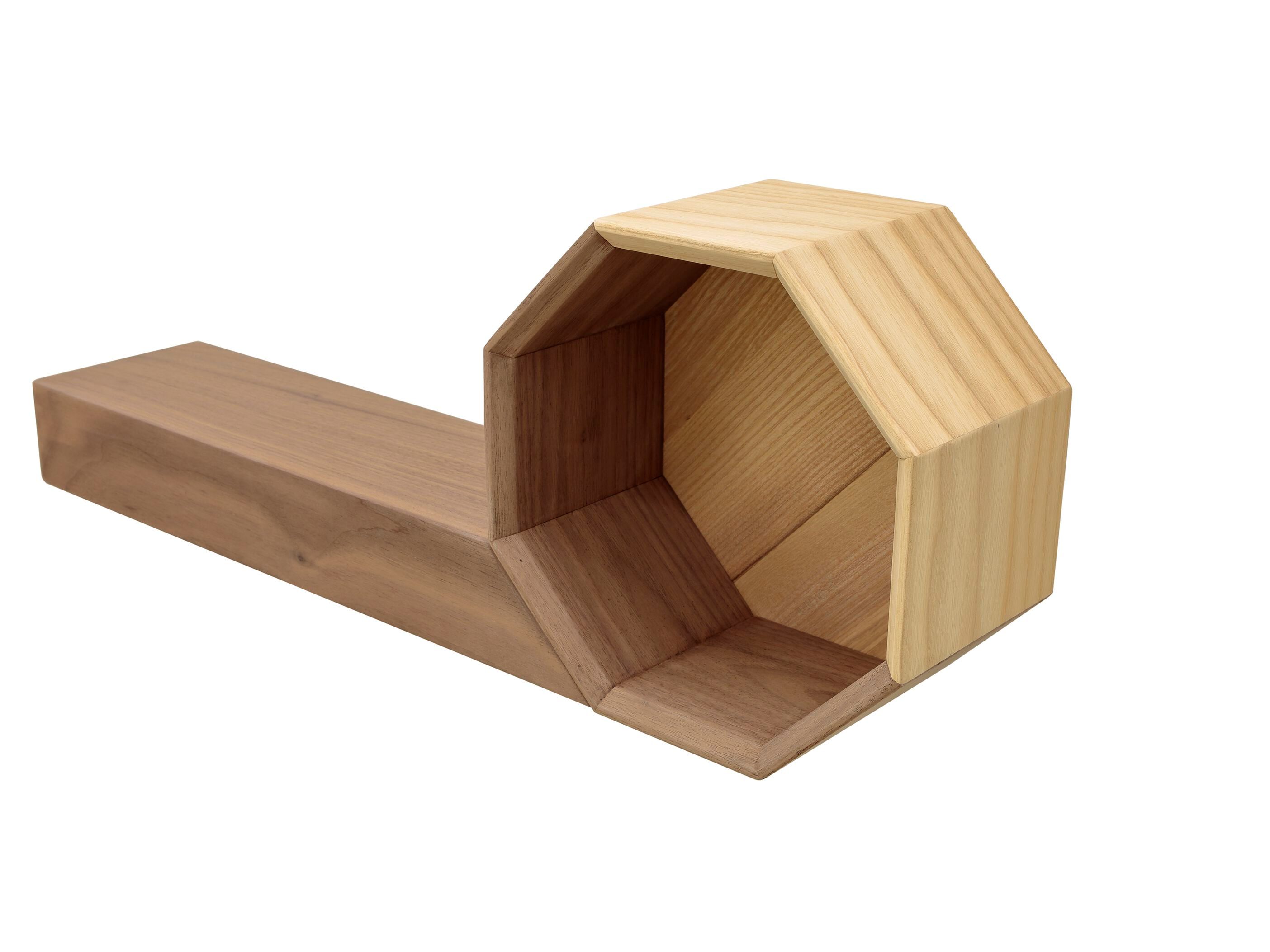 Полка из ореха и ясеня Deodara восемь ARCH-00041659