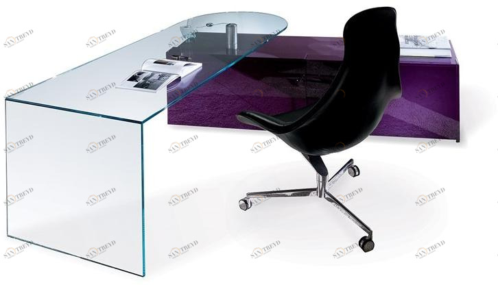 Reflex Стеклянный стол с полками Mirage sun-id-1459613