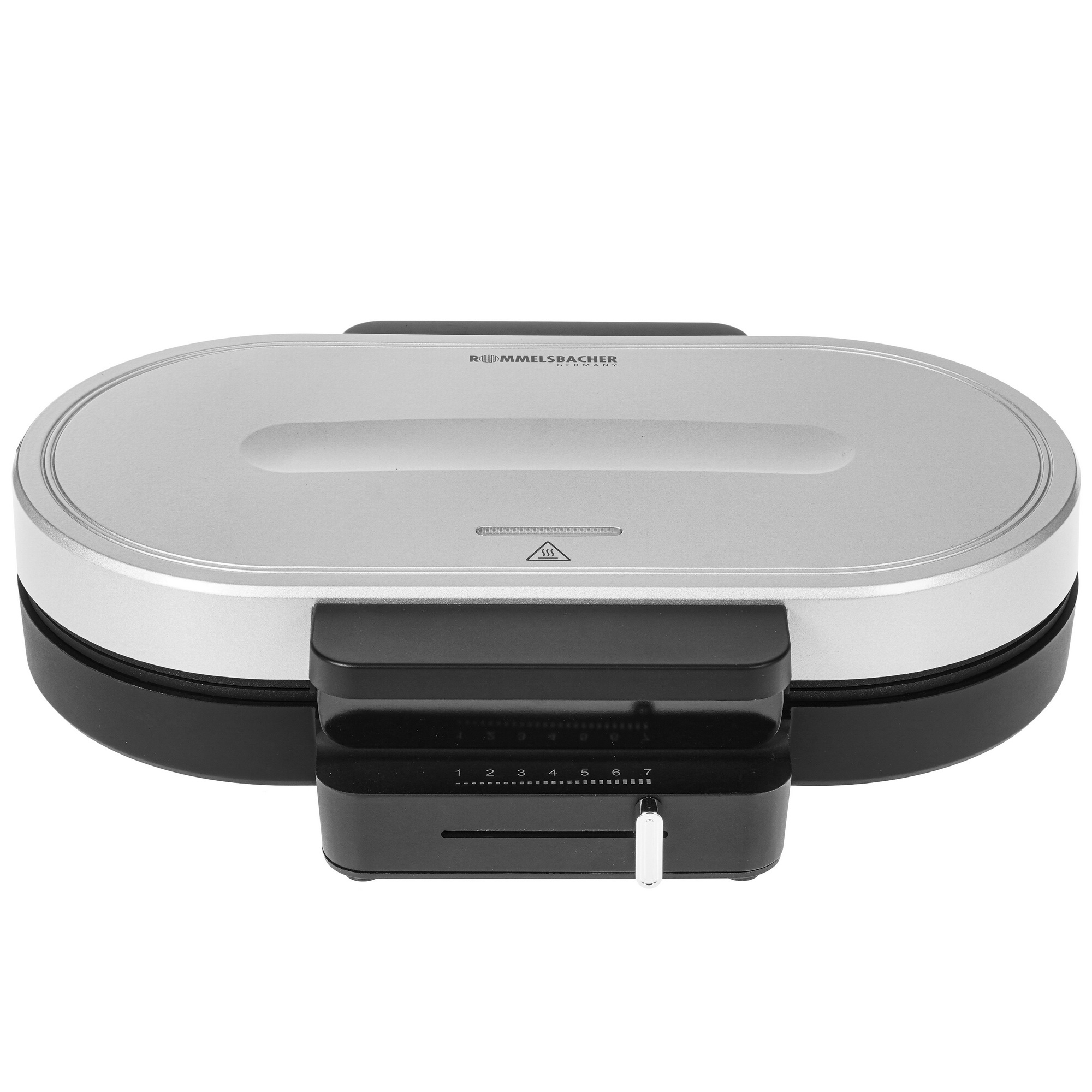 9072023 Вафельница Rommelsbacher WA 1250 серебристый STDN-0066576 - Вид №2