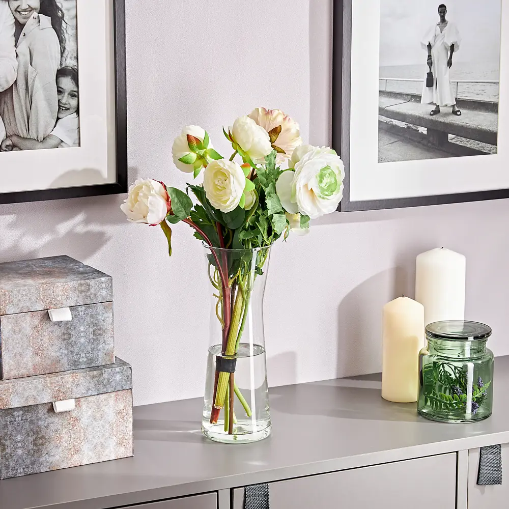 Ваза Santreyd Элс — прозрачное стекло для элегантных композиций 82223430 STLM-0022309