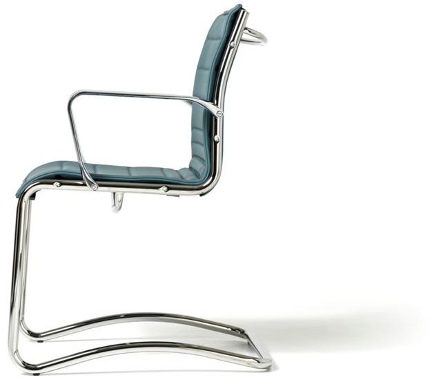 Diemme Консольное кожаное кресло с подлокотниками для залов ожидания Auckland sun-id-1453561 - Вид №2