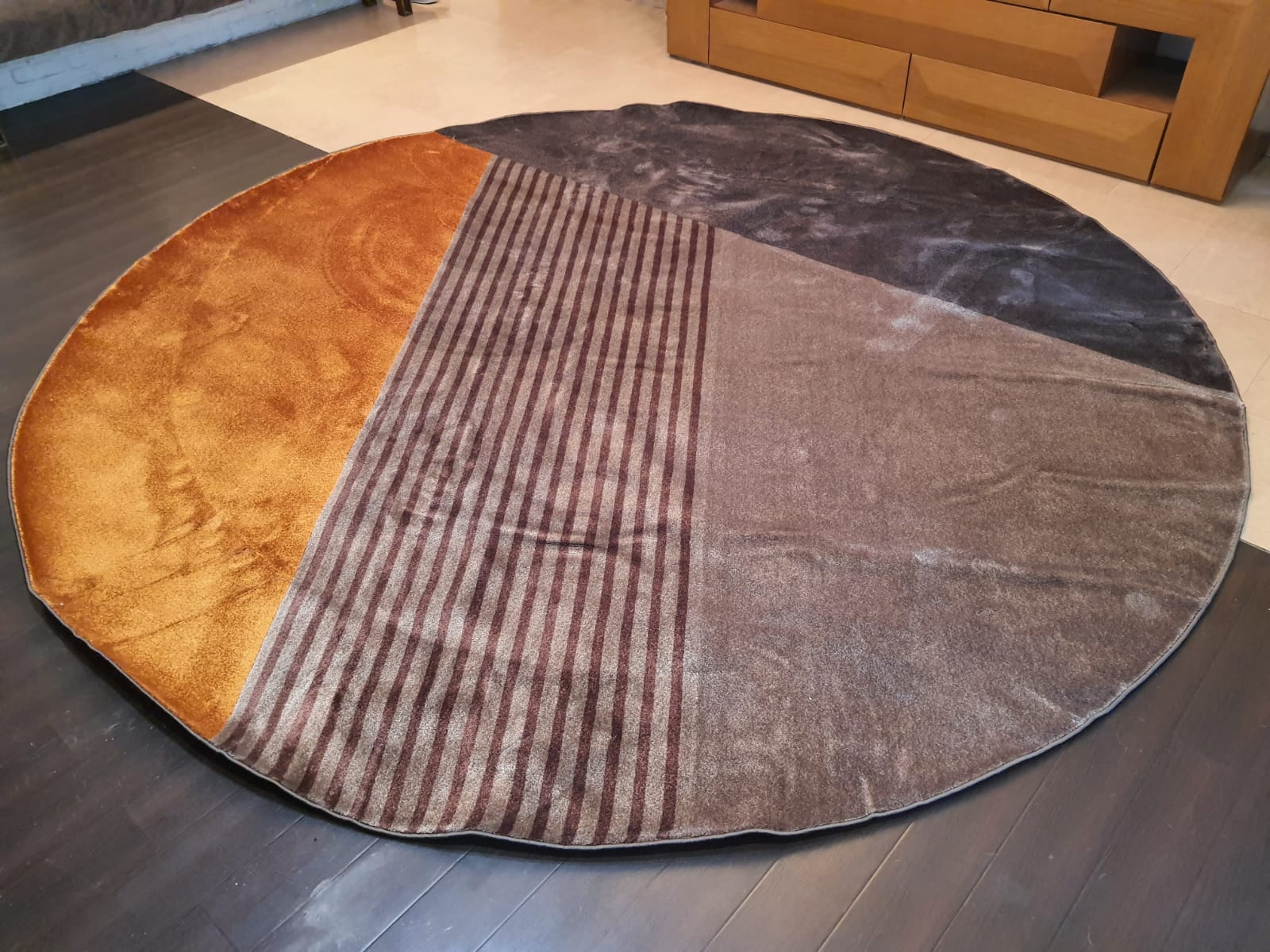 PROF Ковер в наличии из полиамида круглый диаметр 3 метра U0280S - Вид №9