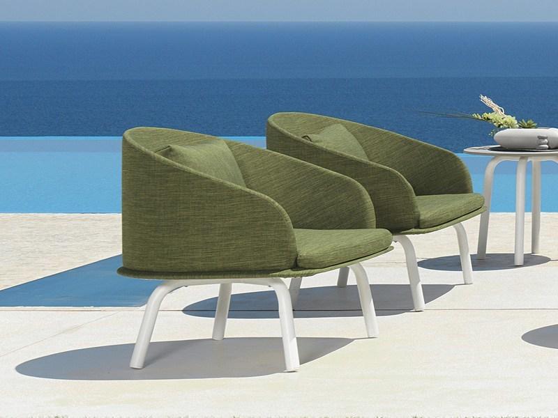 Talenti Садовое кресло со съемным чехлом с подлокотниками Cleo alu sun-id-1382115 - Вид №2