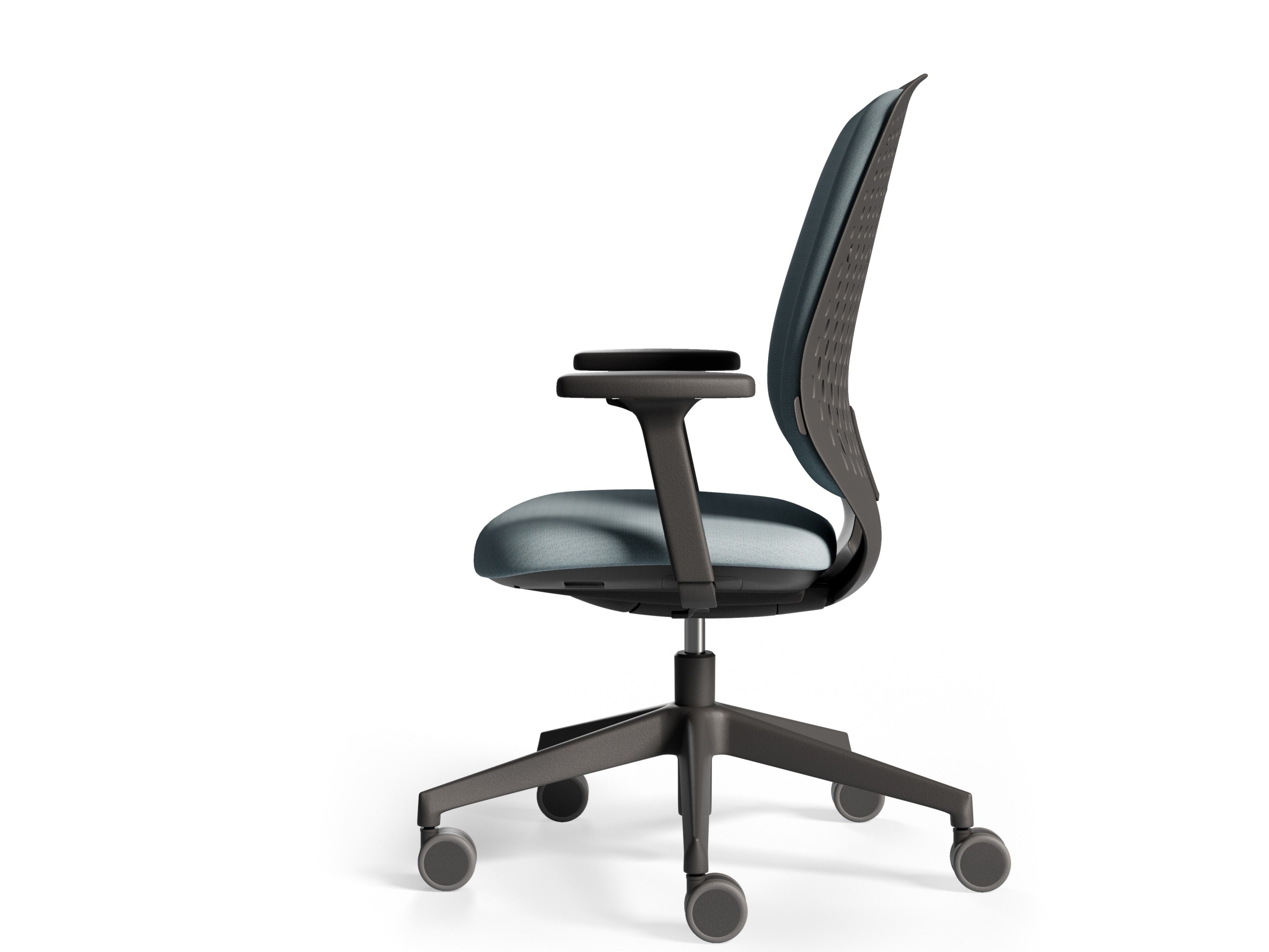 Пластиковый операционный офисный стул с колесами 5 спиц Kastel Key Smart ARCH-00051848 - Вид №3