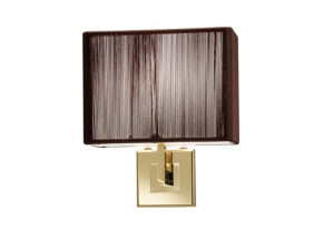 Шелковый настенный светильник с фиксированной рукояткой