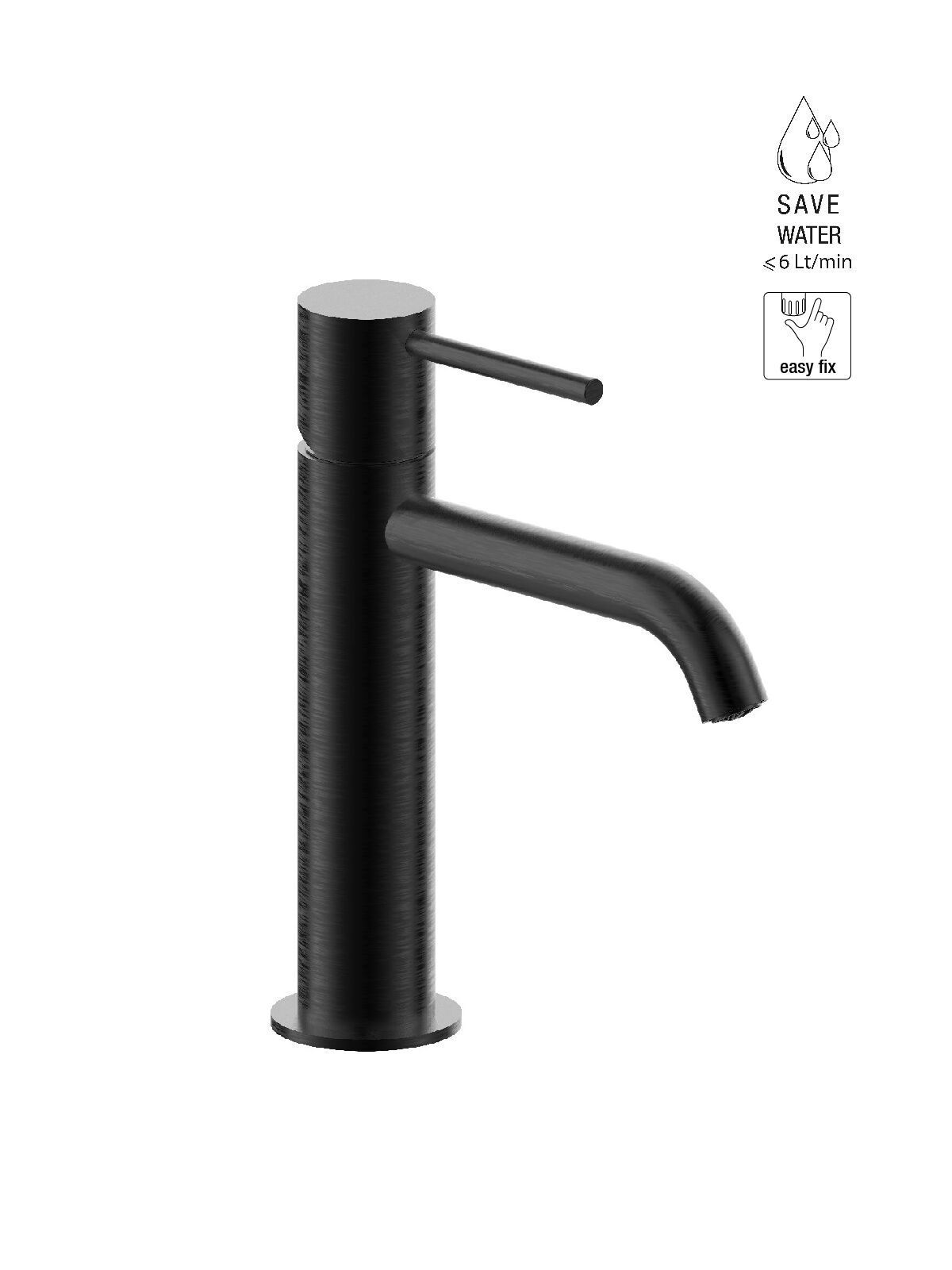 Смеситель для раковины из нержавеющей стали без слива Rubinetterie Frattini Pepe XL 316 ARCH-00028229 - Вид №3