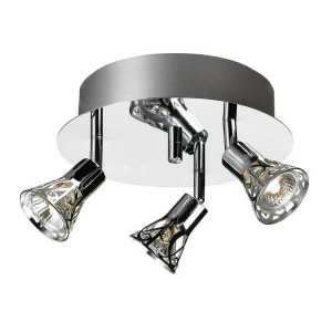 Спот потолочный цвета хром Markslojd Monsteras 103056 MARKSLOJD MONSTERAS 00-3923868 Хром