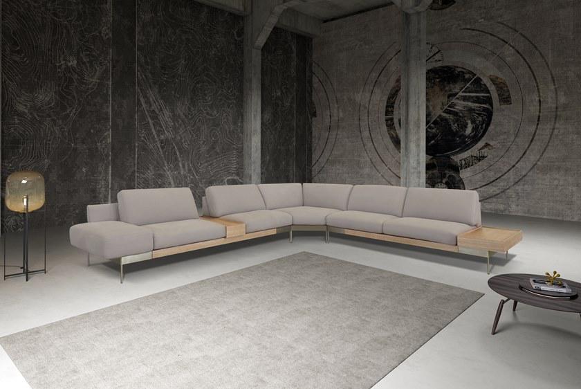 Rossini Sofas Кожаный угловой диван с вещевым ящиком sun-id-1515941 - Вид №2