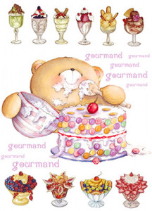 00749 Декупажная карта 21 x 29.7 см СК "Сластена" Чип-Арт