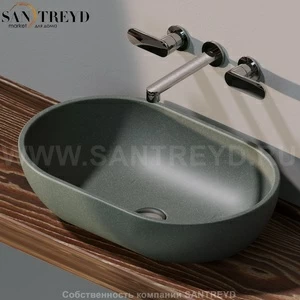 PS62C7037 Накладная раковина на столешницу  овальная Ceramica Flaminia Pass