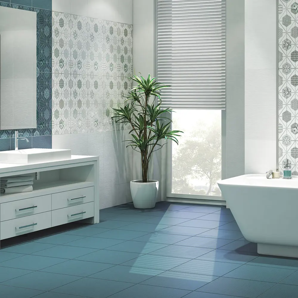 Плитка напольная Azori Devore 42x42 см 1.23 м² цвет индиго 82604103 STLM-2153280
