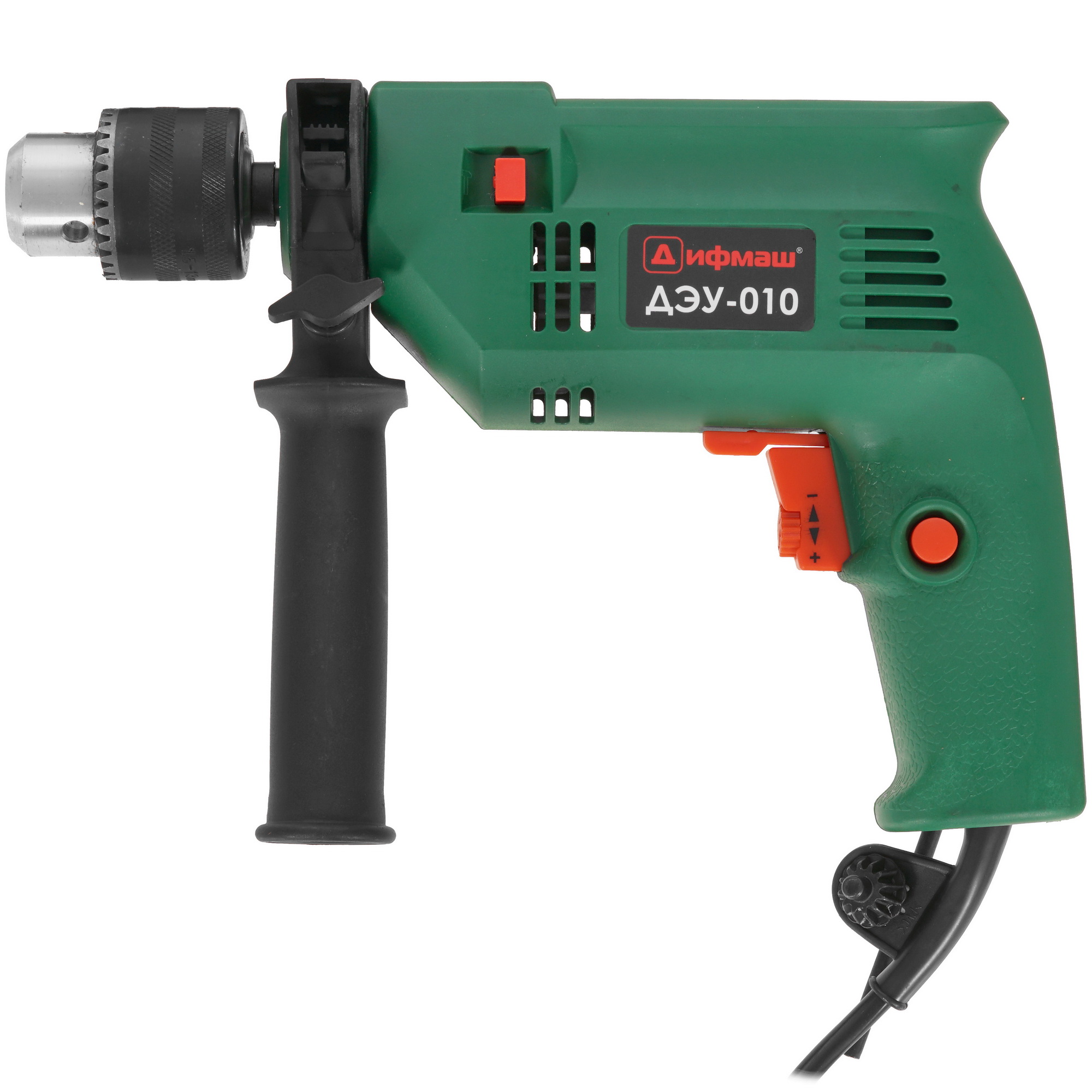 Дрель Дифмаш ДЭУ-010 [ударный, ключевой, 600 Вт, 3000 об/мин, реверс, 1.4 кг] 5321677 STDN-0043314