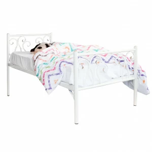 Кованая кровать детская 80х190 белая "Лацио kids" FRANCESCO ROSSI ЛАЦИО 134698 Белый