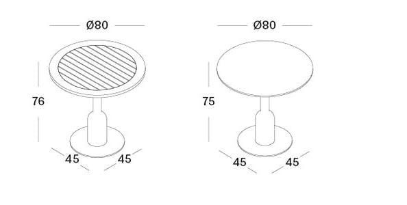 Круглый стол из стали и дерева Vincent sheppard SPHERA ARCH-00040769 - Вид №2