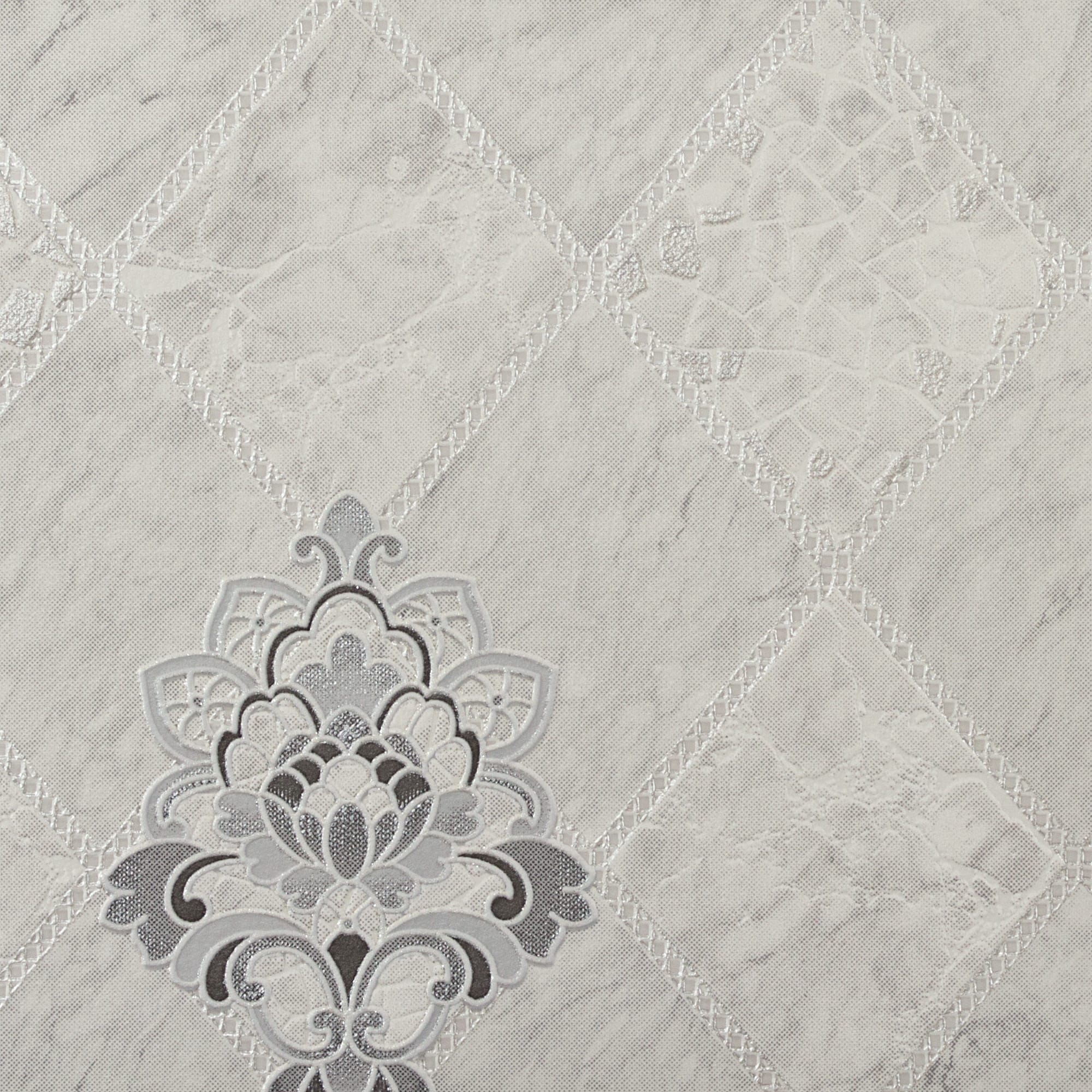 82399686 Обои виниловые серые 0.53 м 0217-5 Плитка Santreyd  - Вид №1