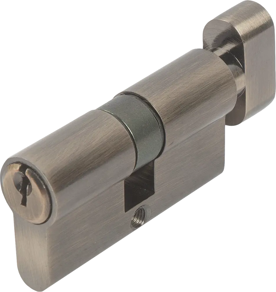 AJAX Цилиндр AX102/60 бронза - ключ-вертушка для входных дверей 83738359