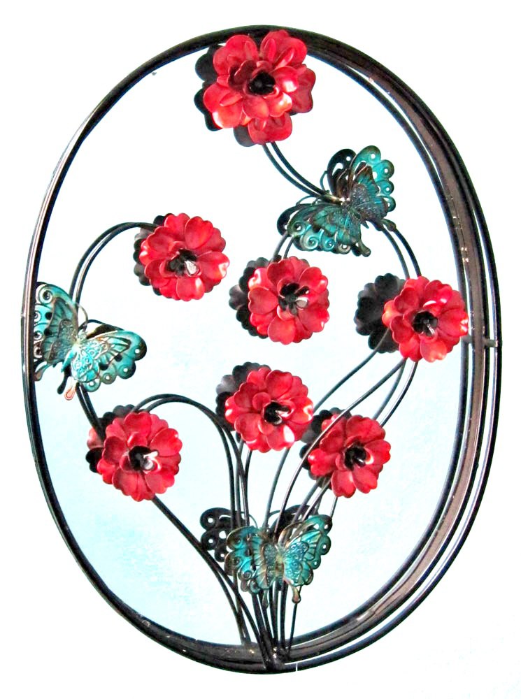 Настенное овальное панно "Сердце" МИСТЕР ПРАЙС  117498 Разноцветный;зеркальный  - Вид №1