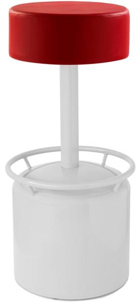 Vela Arredamenti Табурет из железа со встроенной подушкой Botero sun-id-1444379 - Вид №1