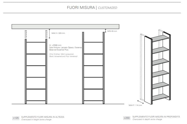 Самонесущий деревянный книжный шкаф Kico Living Systems ARCH-00110042 - Вид №4