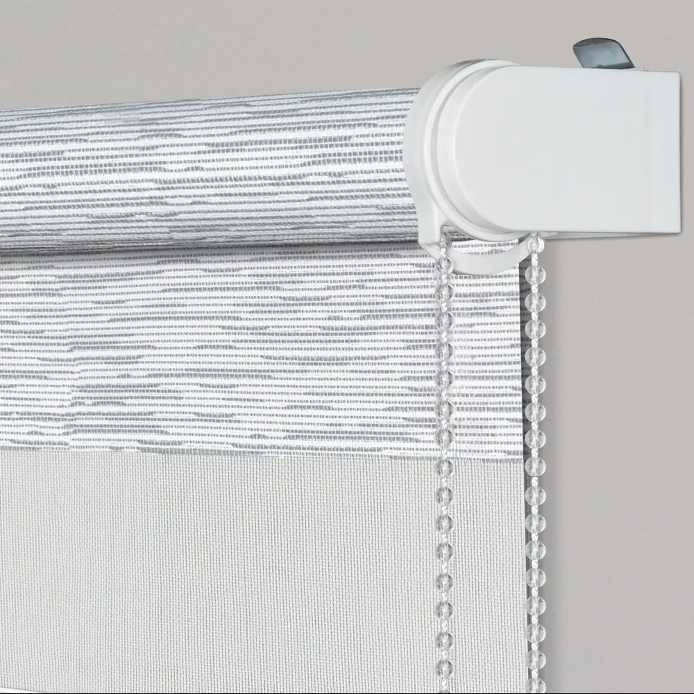 Рулонная штора день-ночь MIAMOZA Москва 160×175 см серая полоска 89411416 STLM-1563014 - Вид №2