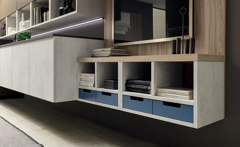 Febal Casa Линейная лакированная встроенная кухня sun-id-1457235 - Вид №16