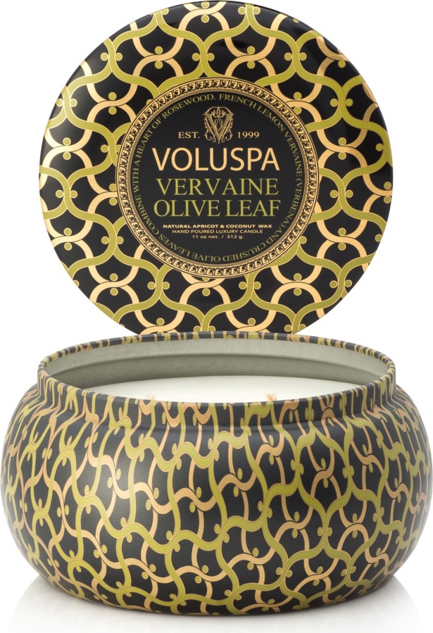 10664246 VOLUSPA Ароматическая свеча Voluspa "Вербена и оливковые листья", с 2 фитилями, 312гр 