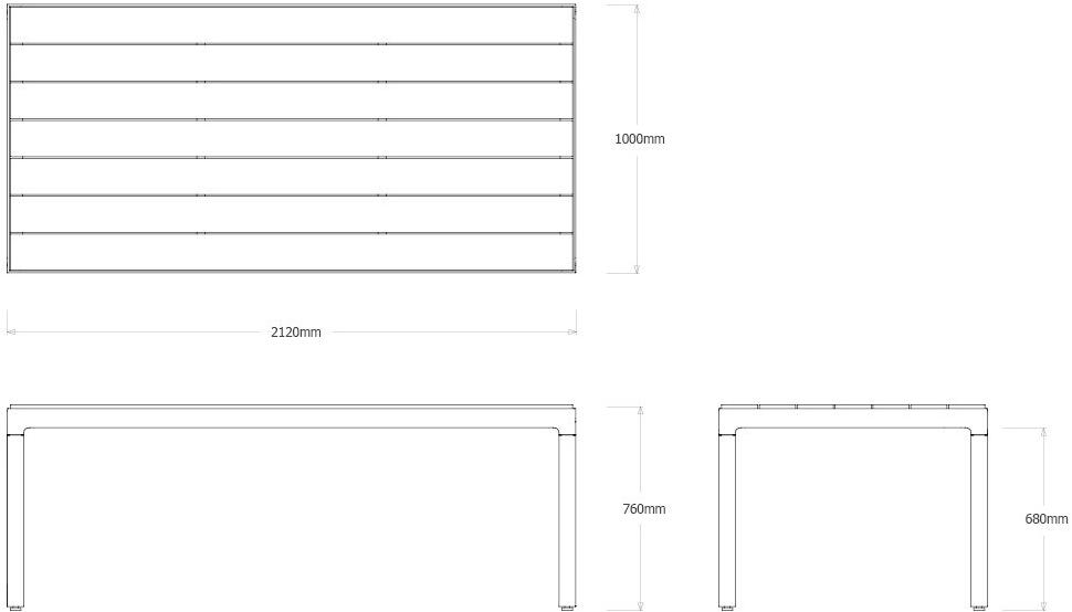 TRIBÙ Прямоугольный обеденный стол из тика Illum sun-id-1496576 - Вид №8