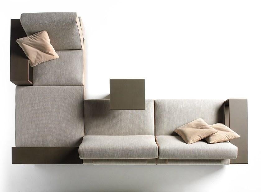 Borzalino Модульный угловой диван из ткани sun-id-1399346 - Вид №1