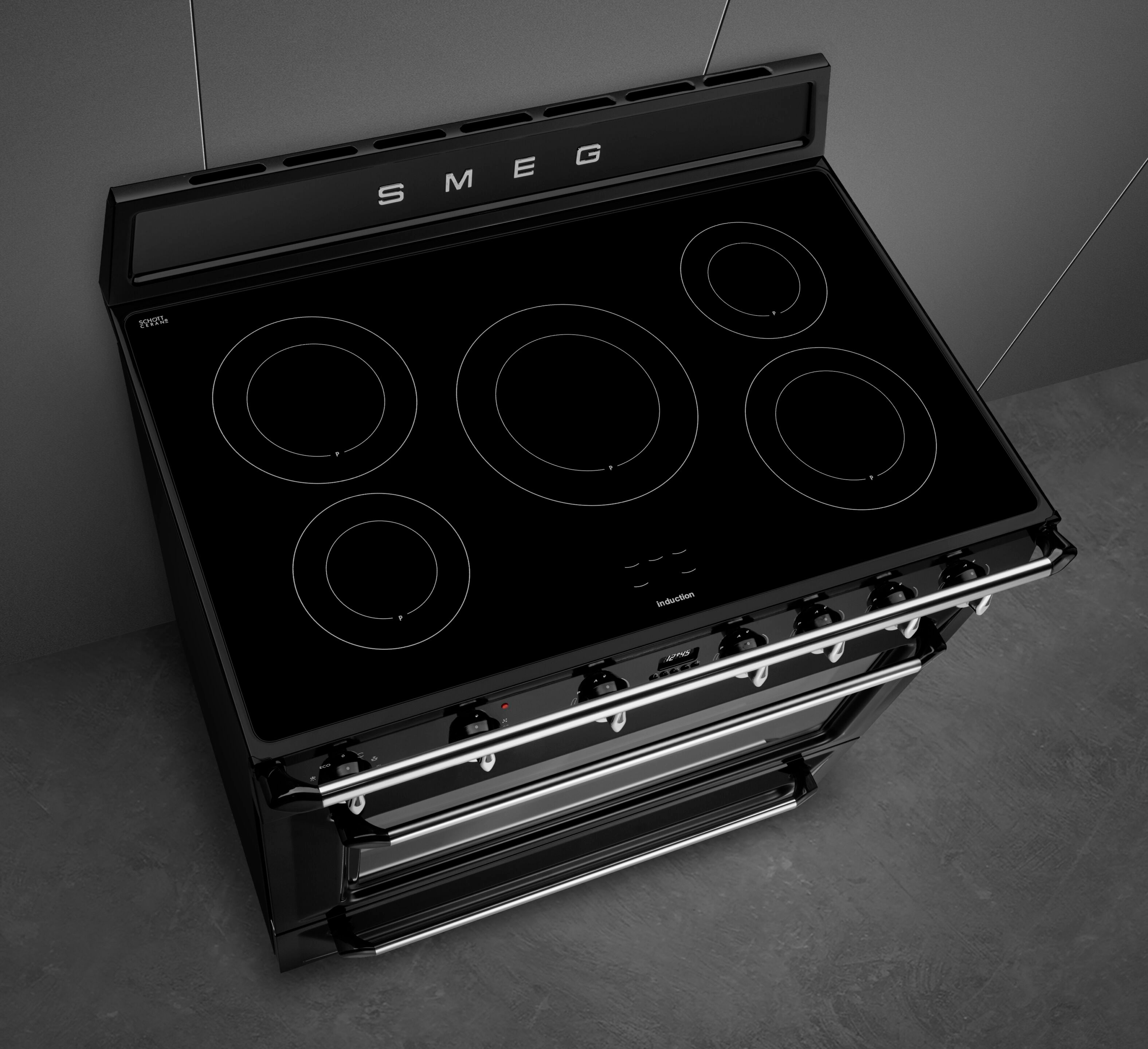 Отдельно стоящая кухня с индукционной плитой Smeg Виктория ARCH-00082305 - Вид №2