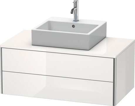 XS491103838 XSquare Тумбочка для подвесной консоли Доломитово-серый глянцевый лак Duravit - Вид №2
