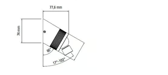 Регулируемый алюминиевый светодиодный прожектор In Stock DCW ARCH-00036258 - Вид №2