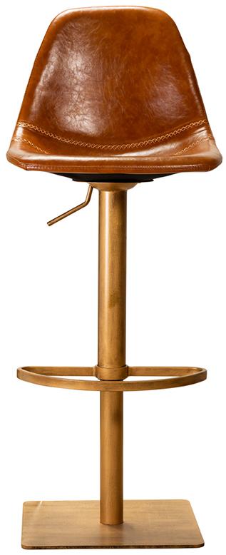 2386 Стул барный Hennessy Bronze Tan Gas Bar R-HOME 950205 - Вид №1