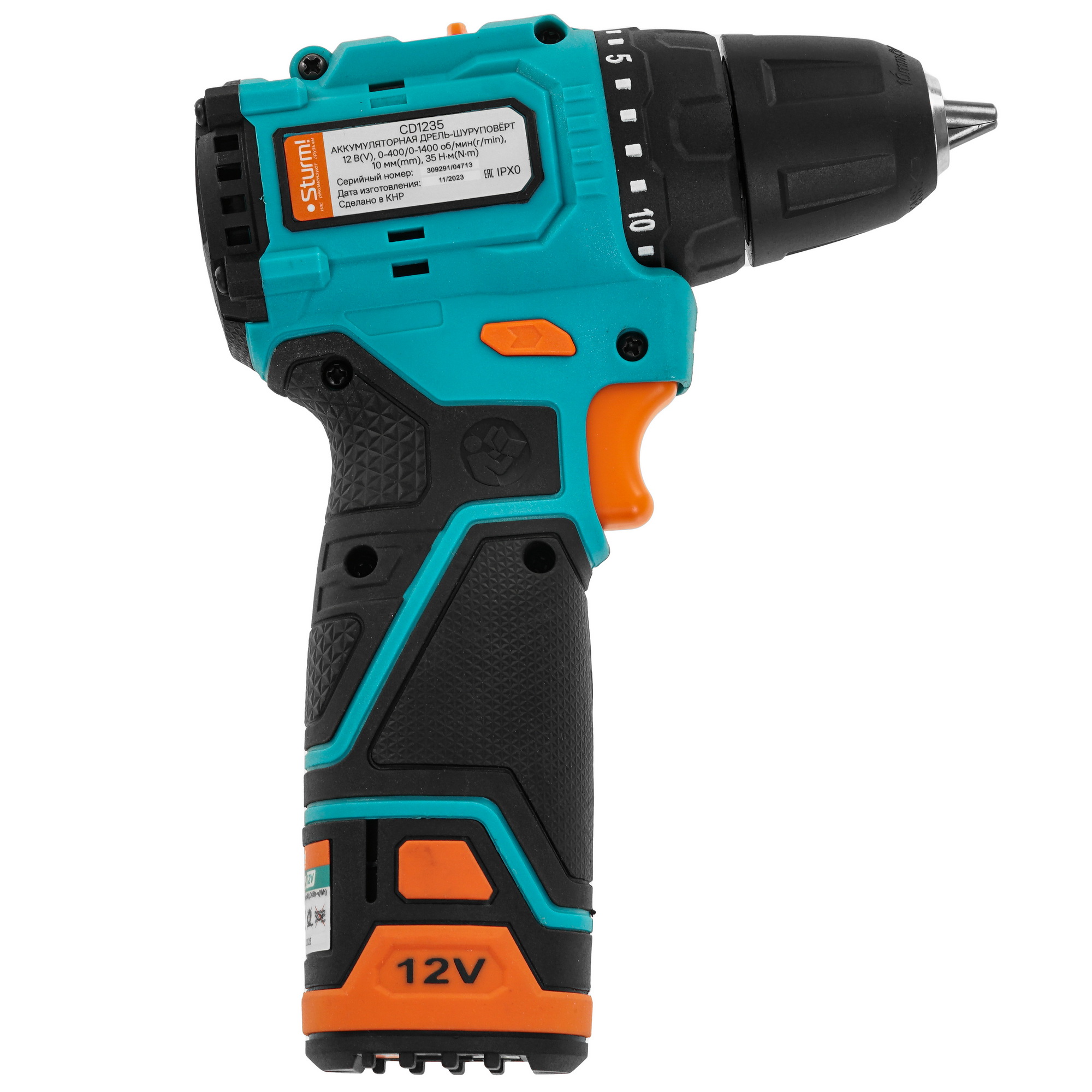 Дрель-шуруповерт Sturm! CD1235 1BatterySystem12V 1BatterySystem 12V 9127188 STDN-0057661 - Вид №1