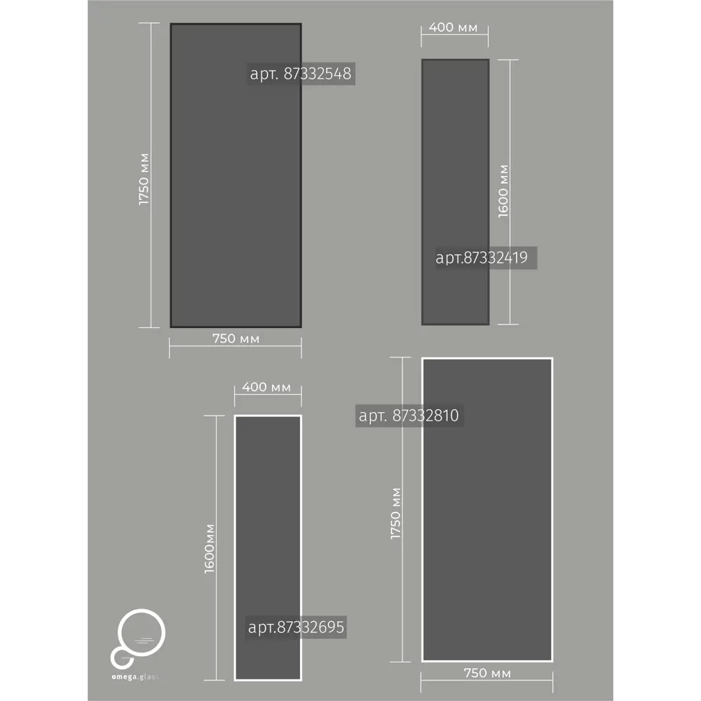 Santreyd Зеркало Токио настенное прямоугольное 40x160 см черное 87332419 Бытовое зеркало STLM-1436724 - Вид №9