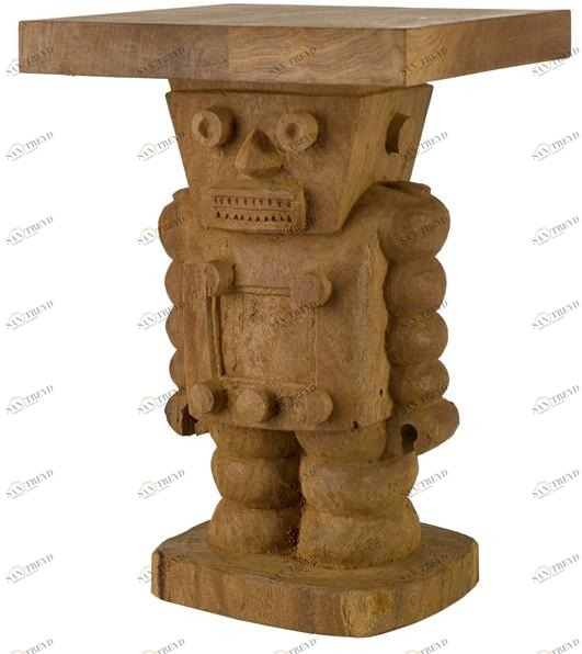 Pols Potten Квадратный деревянный журнальный столик ручной работы  500-030-088 