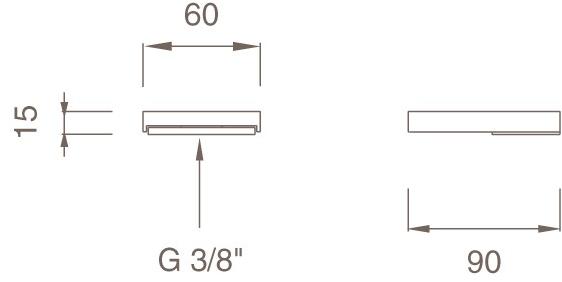 Ceadesign Настольный гидропрогрессивный смеситель Regolo Reg 31 - Вид №1