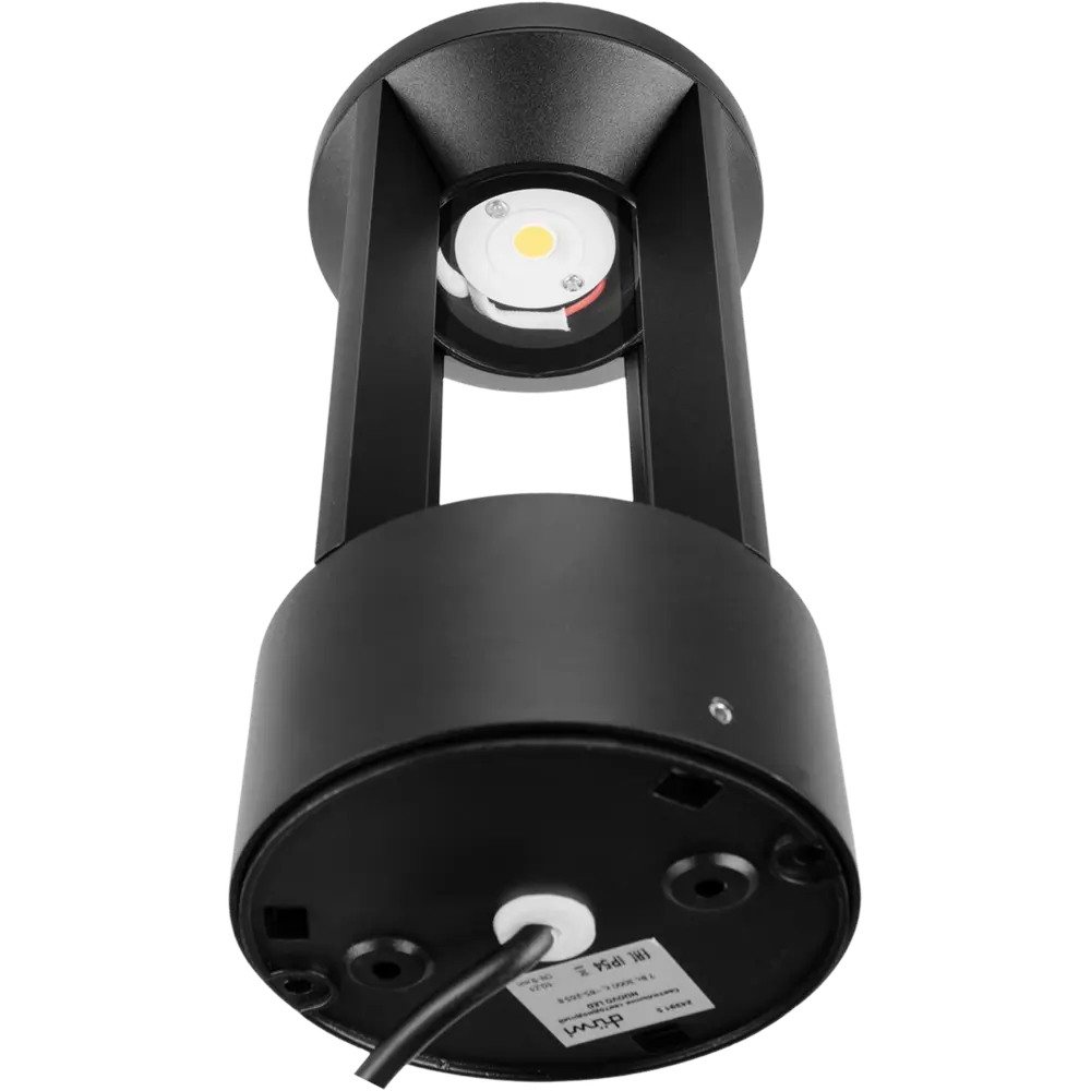 Столб уличный светодиодный Duwi Nuovo LED 24391 5 20 см теплый белый свет цвет черный STLM-2107709 - Вид №4
