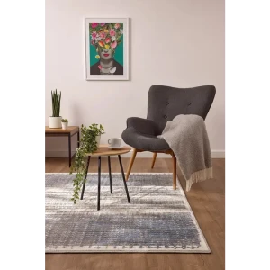 91608479 Ковер Agnella Soft Gudena Grey прямой 160x230 см полипропилен STLM-1024607