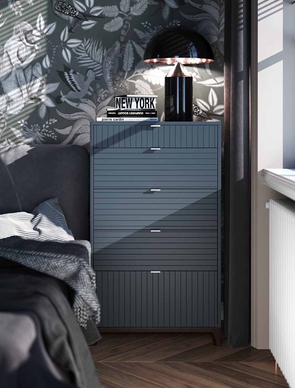 Комод высокий черный Case THE IDEA ДИЗАЙНЕРСКИЕ 209982 Черный  - Вид №2