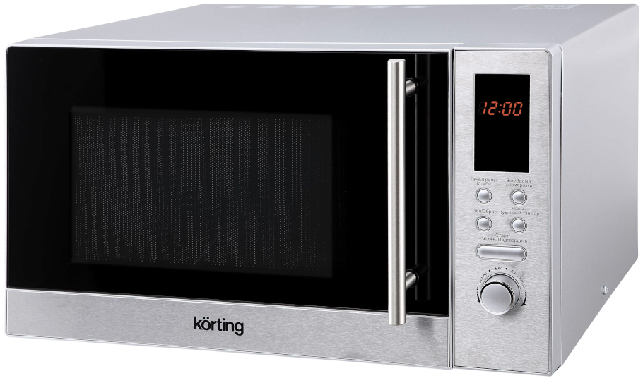 KMO 823 XN Микроволновые печи / 29.6х48.5х36.7 см, 23 л, 800 вт, гриль: 1000 вт, электронное управление, led дисплей, 8 автопрограмм, нержавеющая сталь Korting Santreyd 