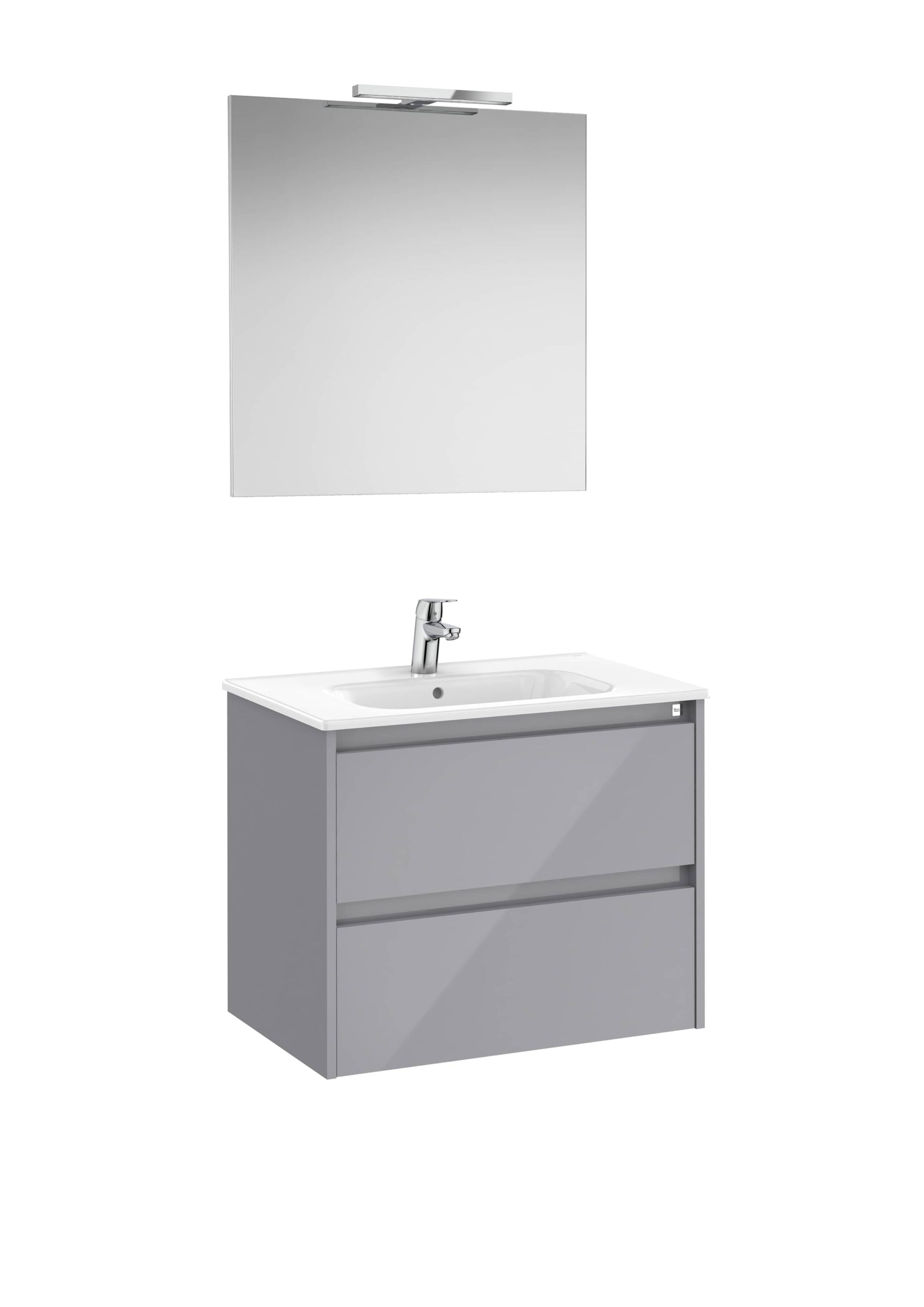 Деревянный подвесной умывальник с зеркалом Roca Tenet ARCH-00017622 - Вид №1