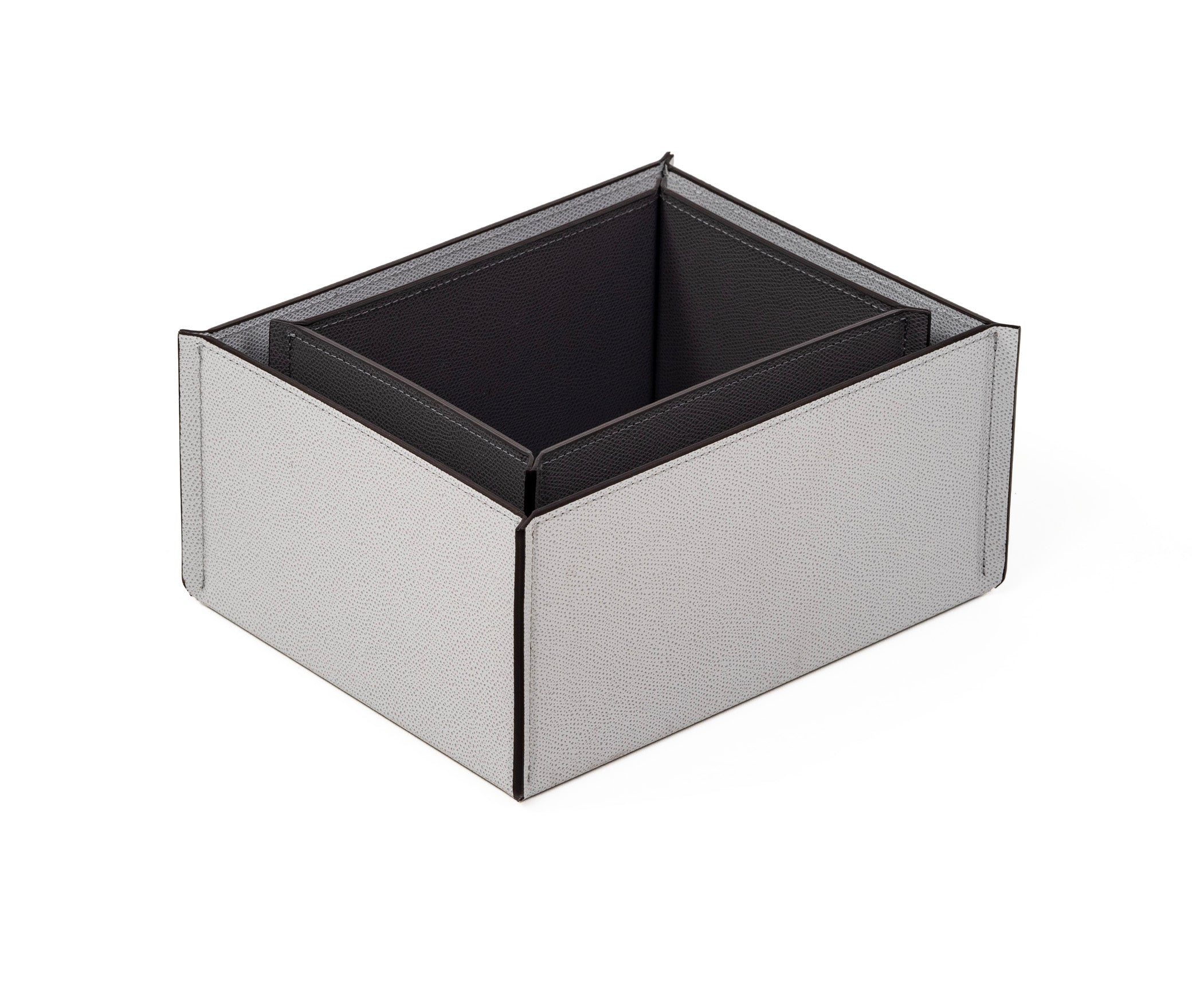 Leslie Держатель для мочалки - 15X25XH12 см / тканая кожа_серо-коричневый Pinetti 00.1885.061.048 - Вид №4