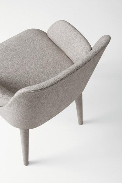 Gallotti&Radice Стул с обивкой и подлокотниками sun-id-1429929 - Вид №1