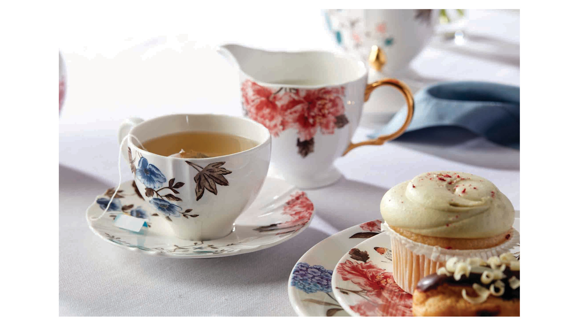 10667327 Lenox Сервиз чайный Lenox "Цветущая лоза" на 4 персоны 15 предметов Фарфор  - Вид №7