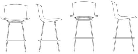 KNOLL Табурет пластиковый со спинкой Bertoia sun-id-1395679 - Вид №7