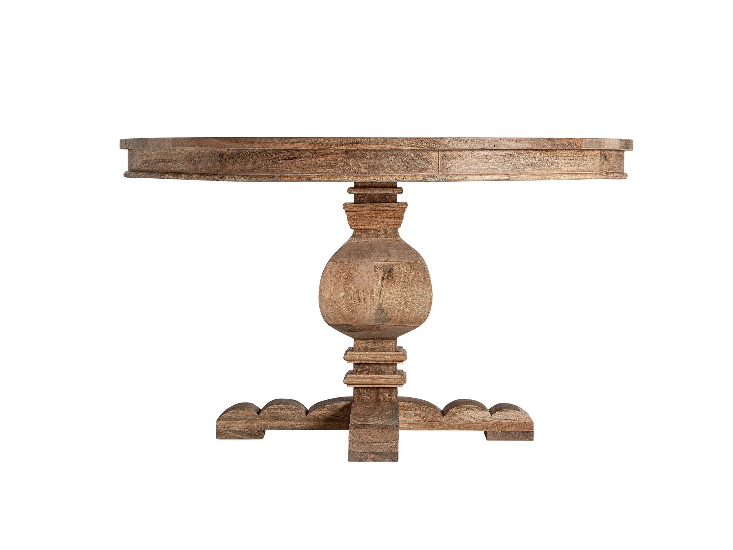 Круглый обеденный стол из манго Vical Home KEHRIG ARCH-00152803 - Вид №1