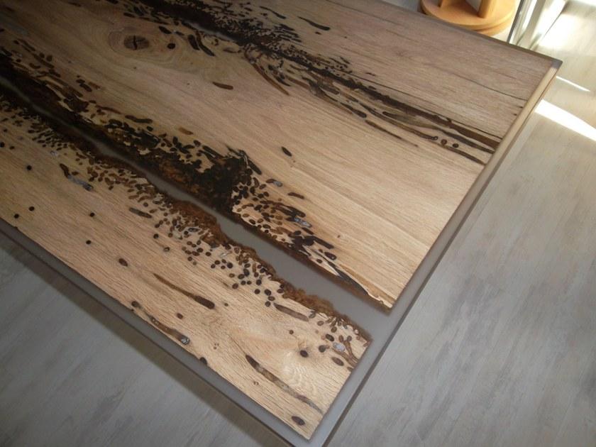 ANTICO TRENTINO Прямоугольный обеденный стол Lebrìc design - legno e resina sun-id-1416809 - Вид №6