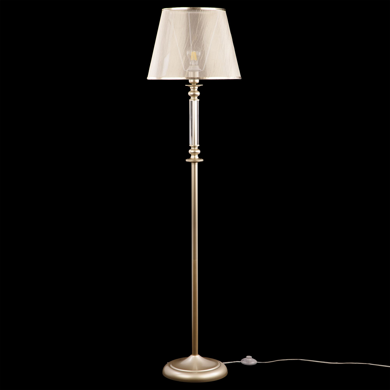 Торшер золотой Ksenia FR2539FL-01G FREYA CLASSIC 00-3957091 Золото - Вид №4