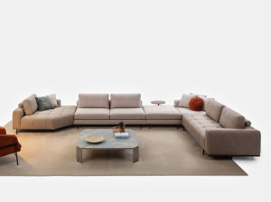 Модульный тканевый диван