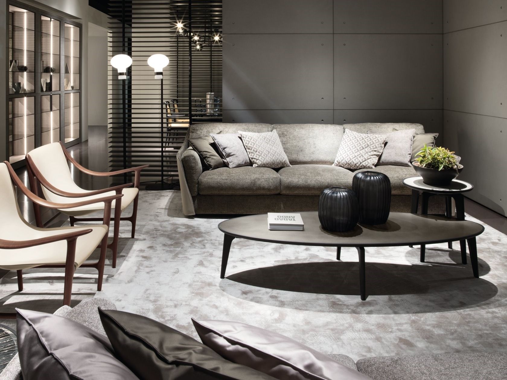 Круглый мраморный журнальный столик Giorgetti BLEND ARCH-00150340 - Вид №2